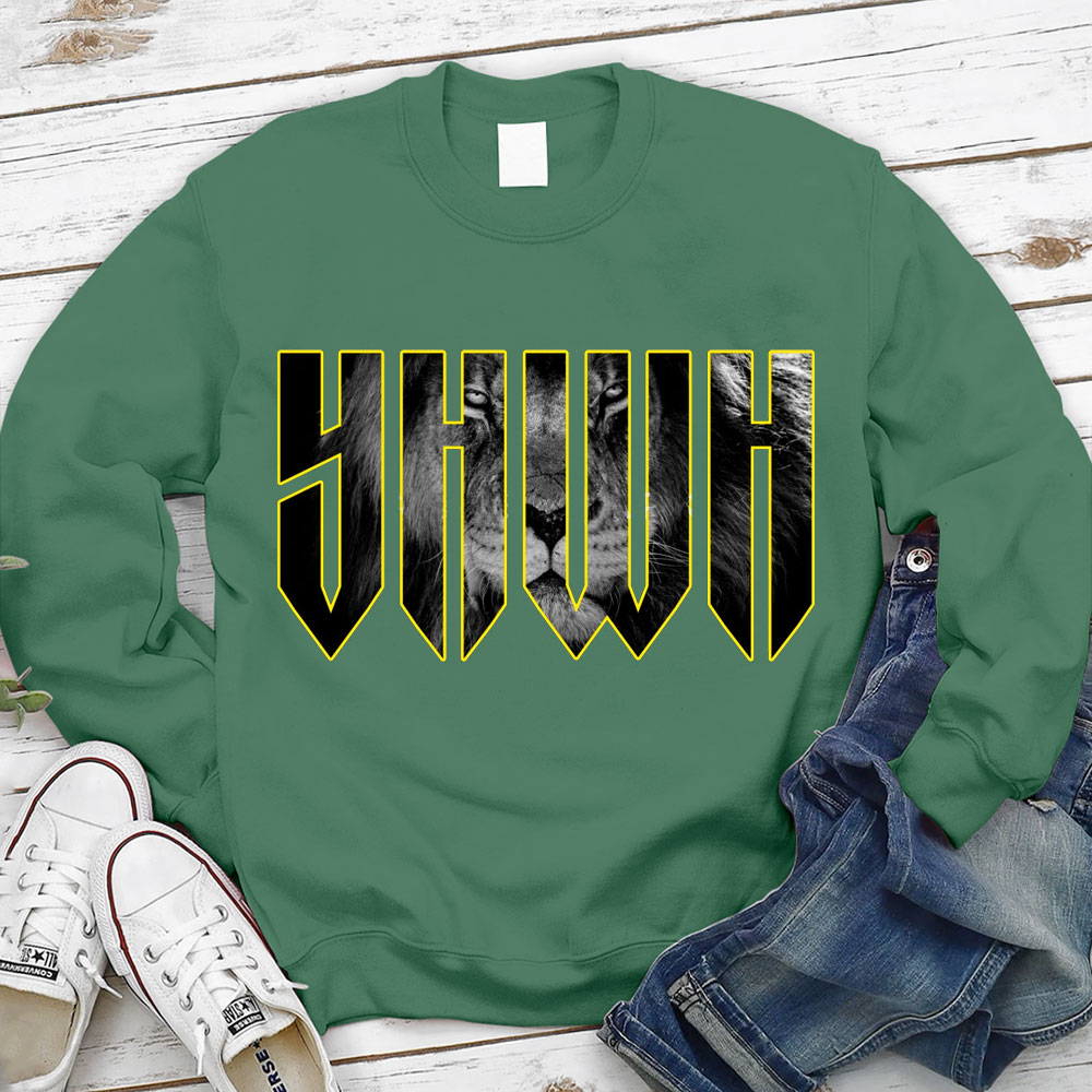 YHWH Lion Of Judah Christian Sweatshirt
