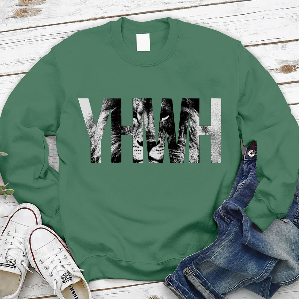 YHWH Lion Of Judah Christian Sweatshirt