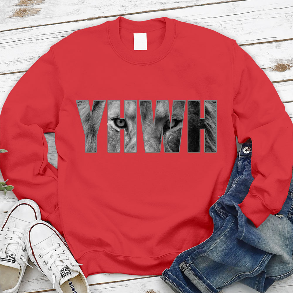 YHWH Lion Of Judah Christian Sweatshirt