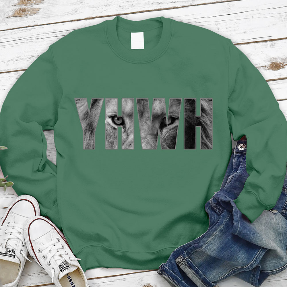 YHWH Lion Of Judah Christian Sweatshirt