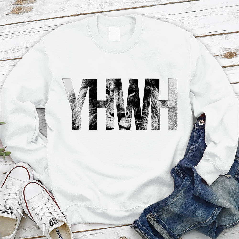 YHWH Lion Of Judah Christian Sweatshirt