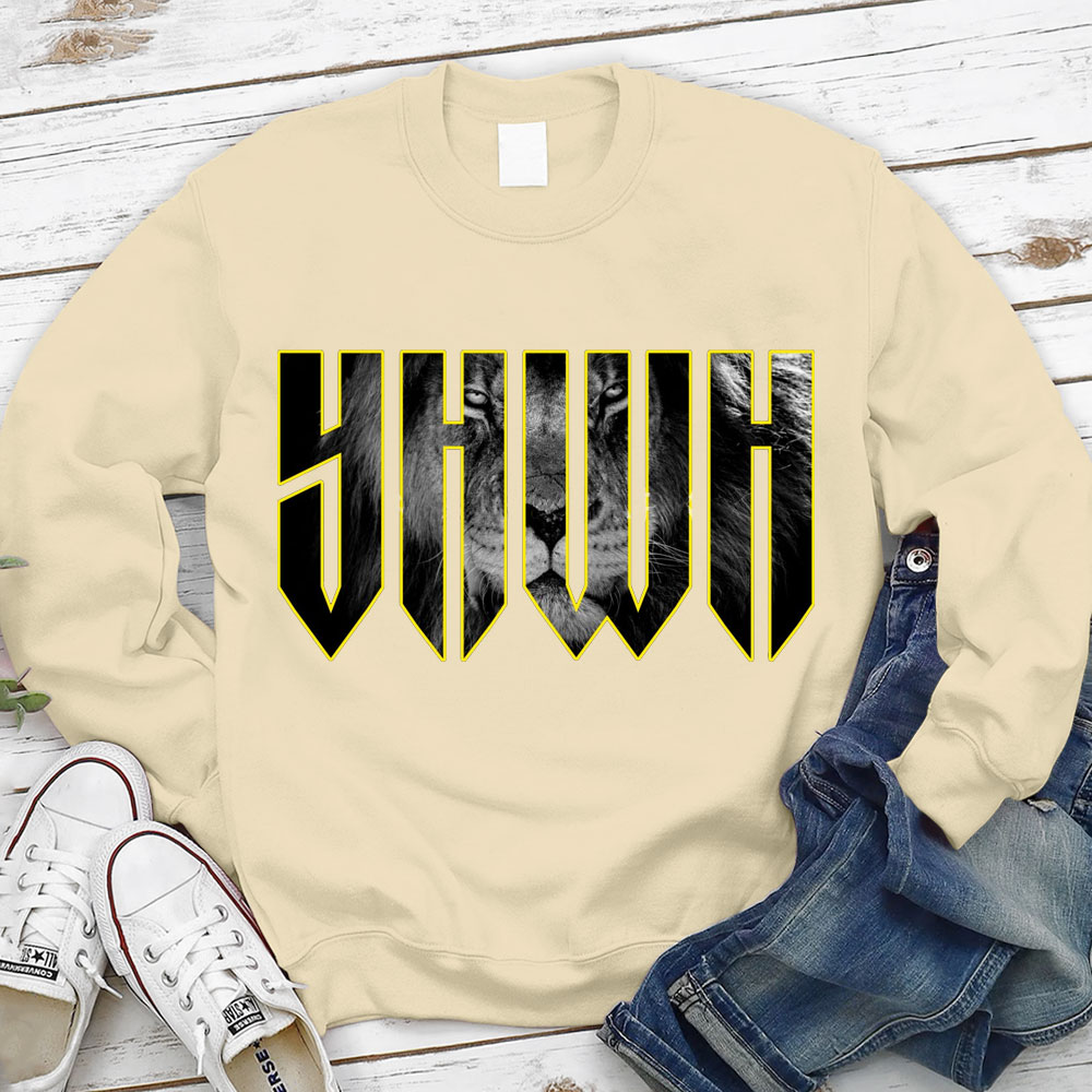 YHWH Lion Of Judah Christian Sweatshirt