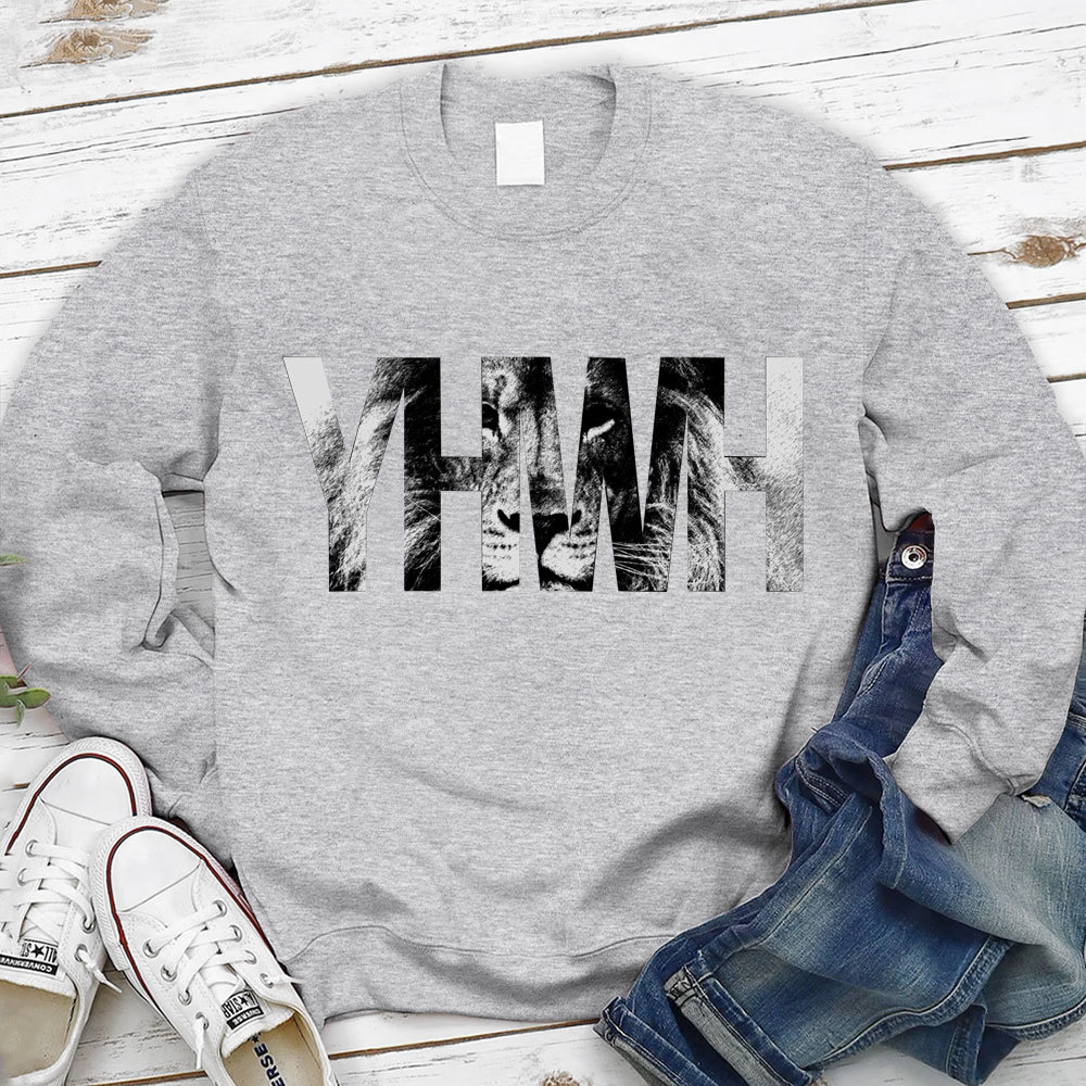 YHWH Lion Of Judah Christian Sweatshirt