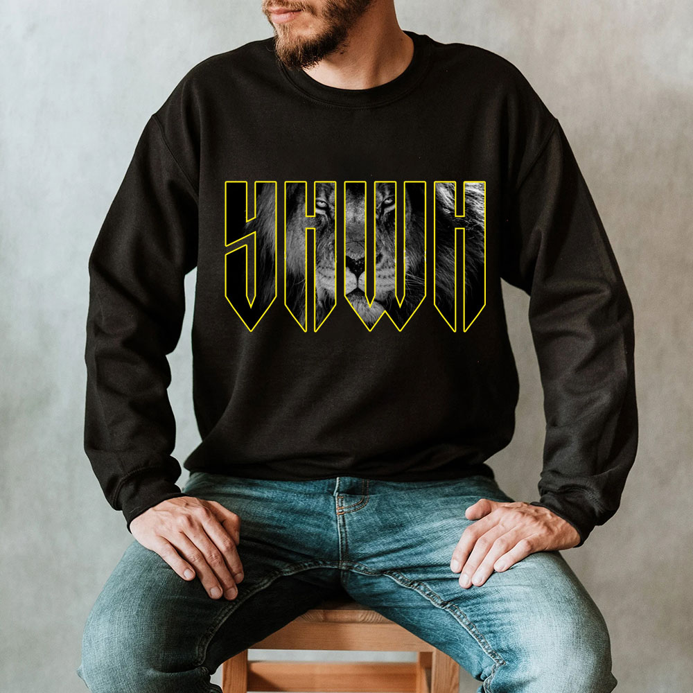 YHWH Lion Of Judah Christian Sweatshirt