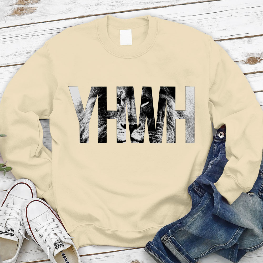 YHWH Lion Of Judah Christian Sweatshirt