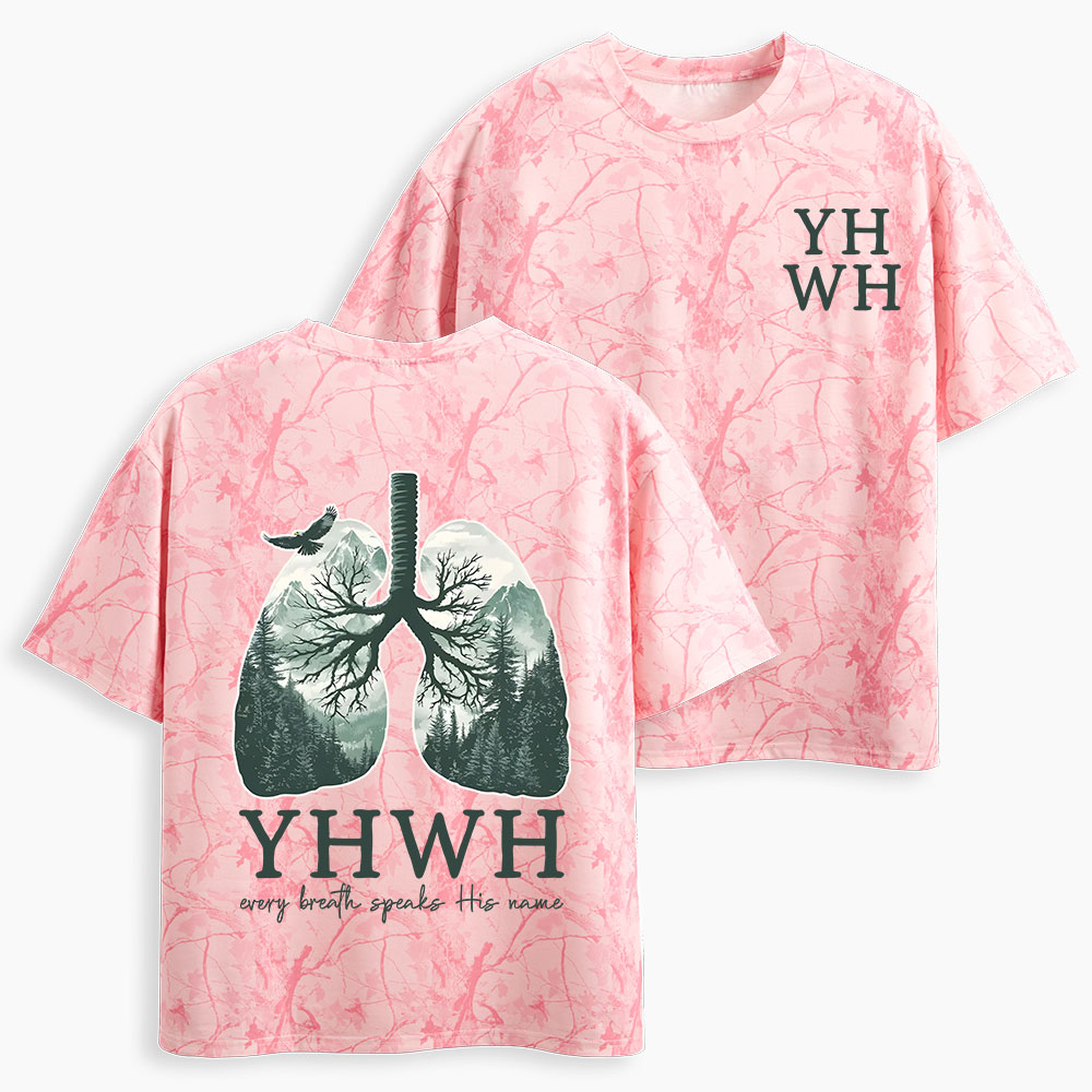 YHWH Nature Christian Camo T-Shirt