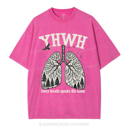 YHWH Nature Christian Washed T-Shirt