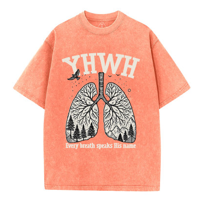 YHWH Nature Christian Washed T-Shirt