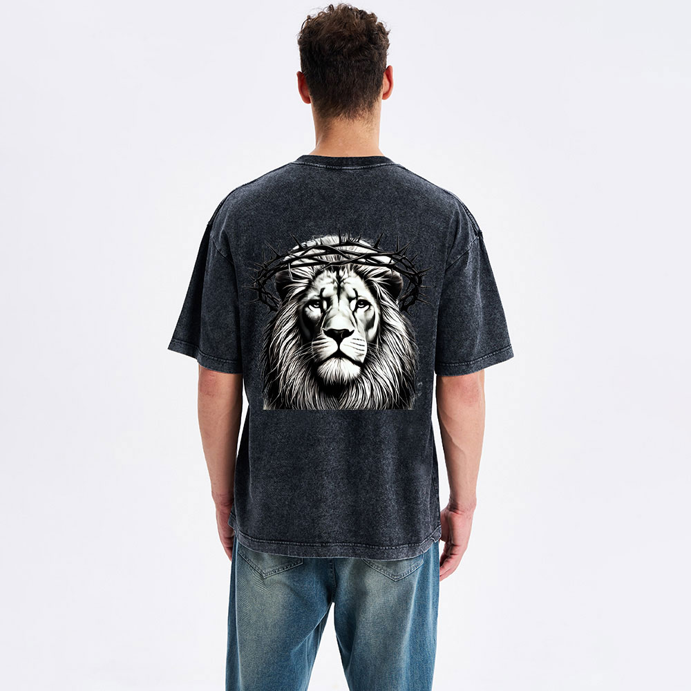 YHWH The Same Yesterday_Today, And Forever Christian Washed T-Shirt