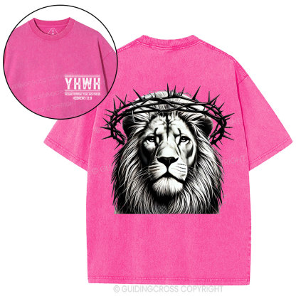 YHWH The Same Yesterday_Today, And Forever Christian Washed T-Shirt