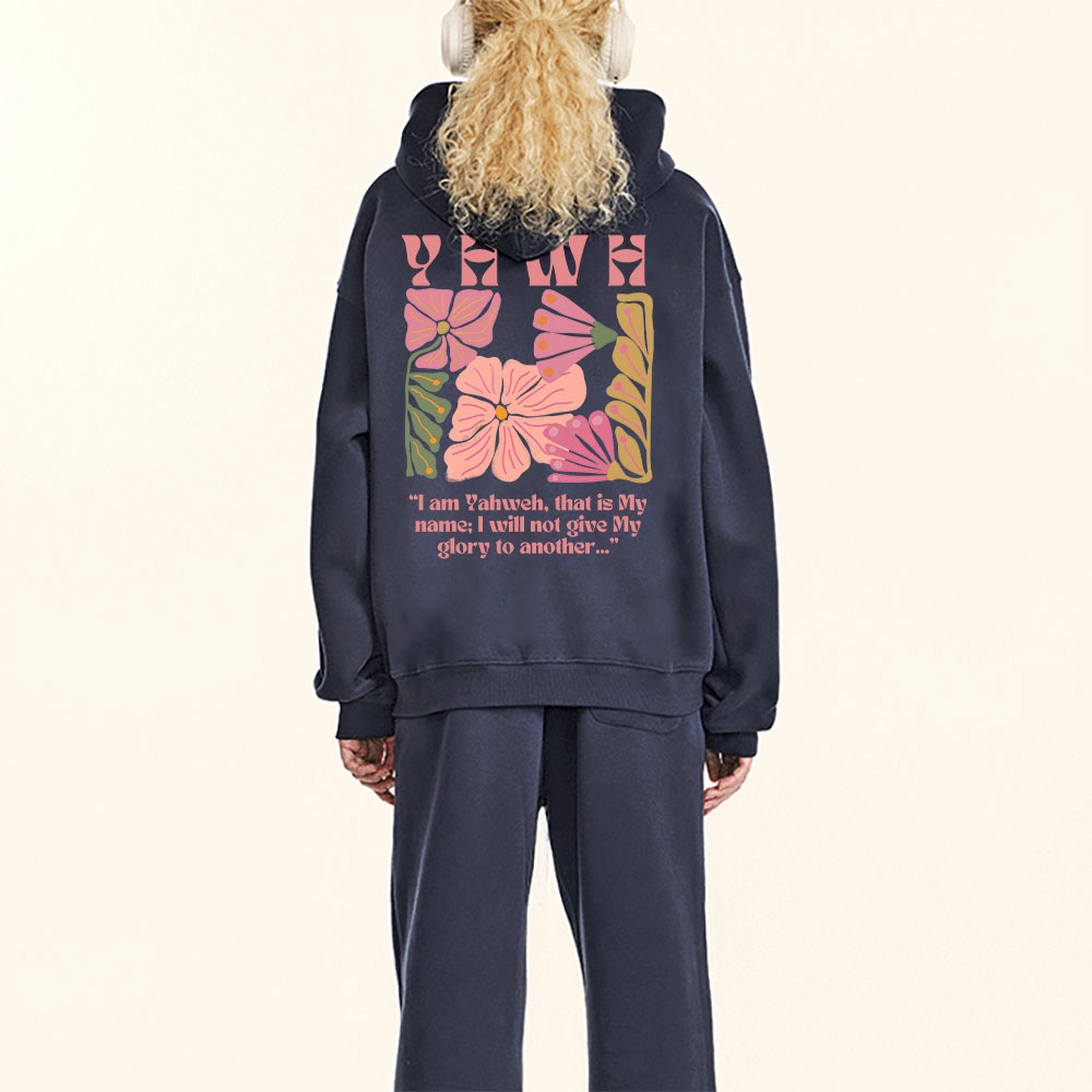 YHWH This Is His Name Christian Fleece Hoodie Set