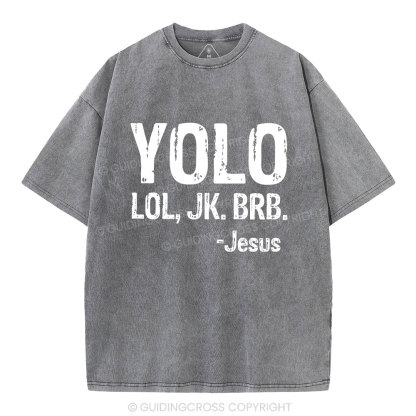 YOLO Christian Washed T-Shirt
