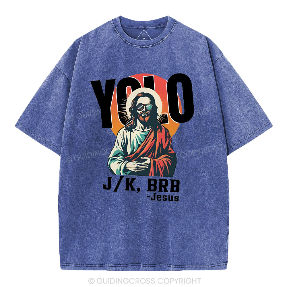 YOLO Christian Washed T-Shirt