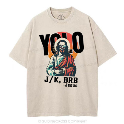YOLO Christian Washed T-Shirt