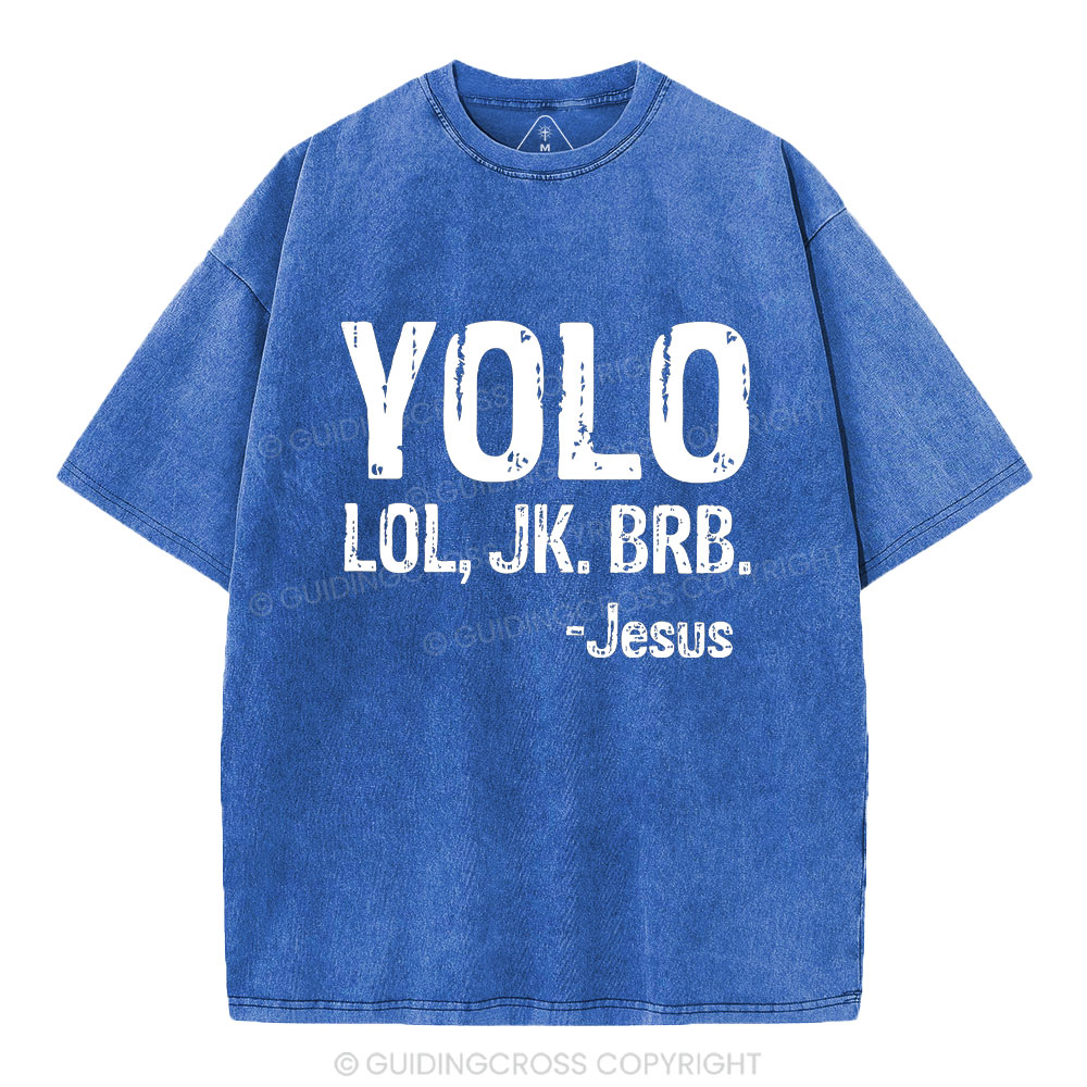 YOLO Christian Washed T-Shirt