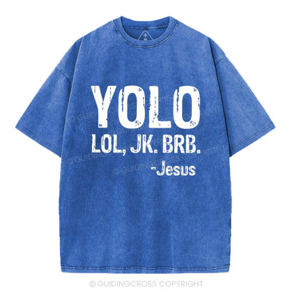 YOLO Christian Washed T-Shirt