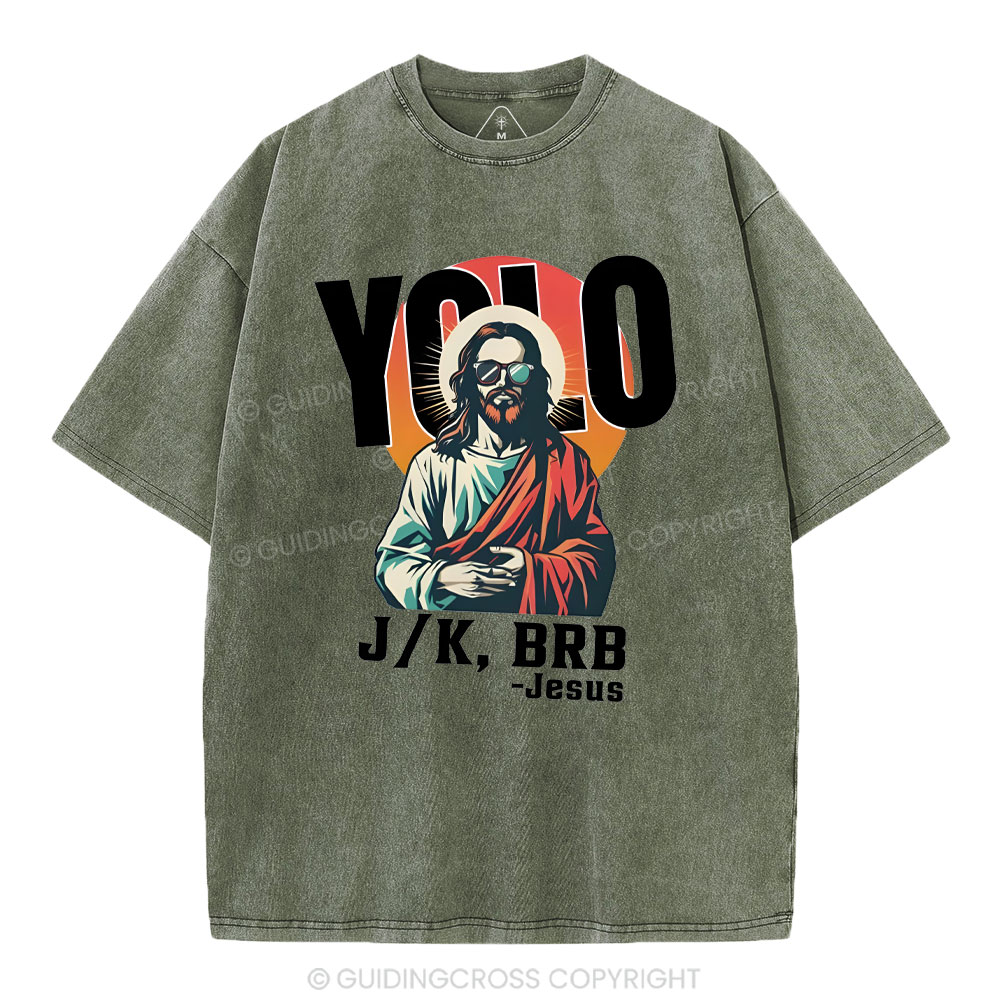 YOLO Christian Washed T-Shirt