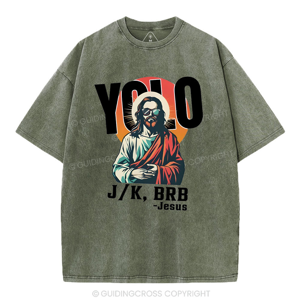 YOLO Christian Washed T-Shirt