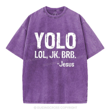 YOLO Christian Washed T-Shirt