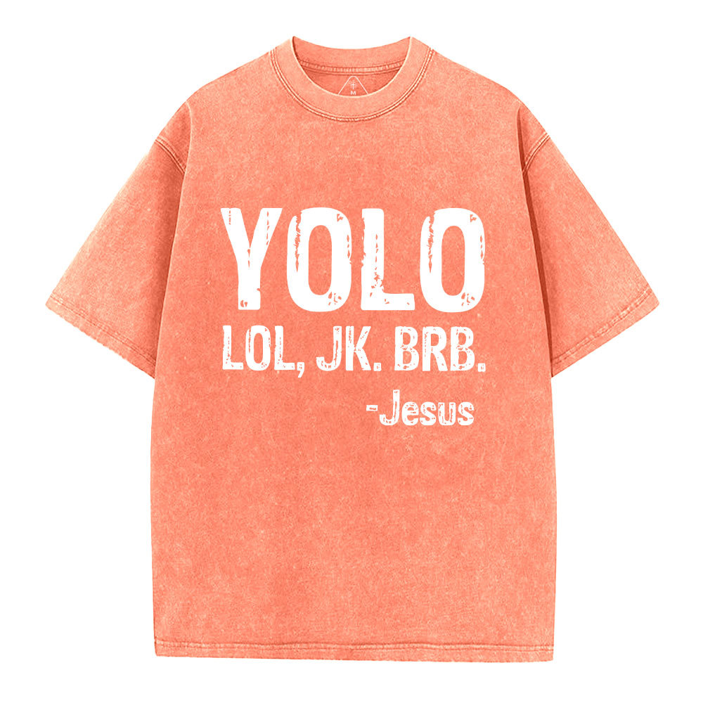 YOLO Christian Washed T-Shirt