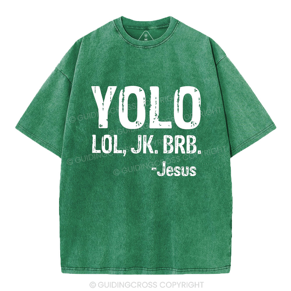 YOLO Christian Washed T-Shirt