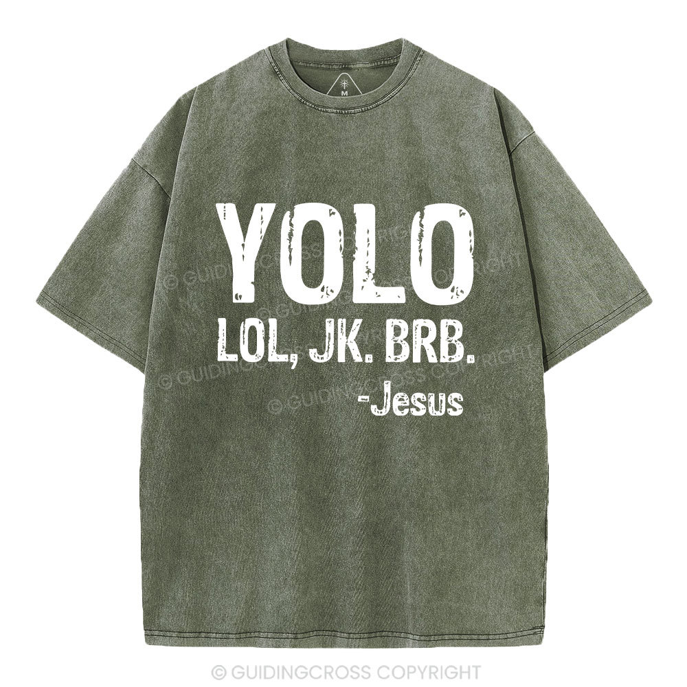 YOLO Christian Washed T-Shirt