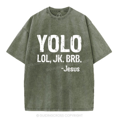 YOLO Christian Washed T-Shirt