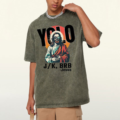 YOLO Christian Washed T-Shirt