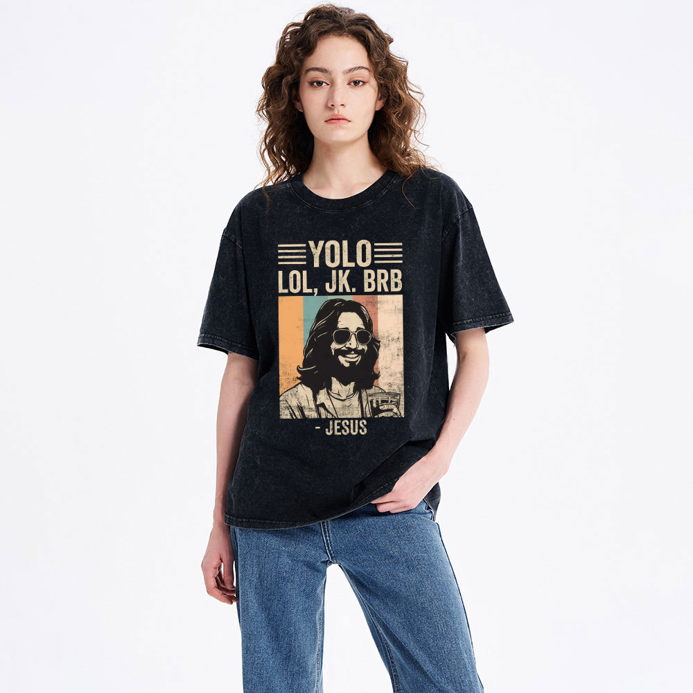 YOLO Christian Washed T-Shirt