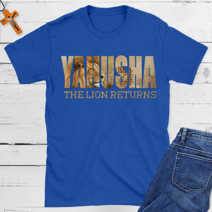 Yahusha The Lion Returns Christian T-Shirt