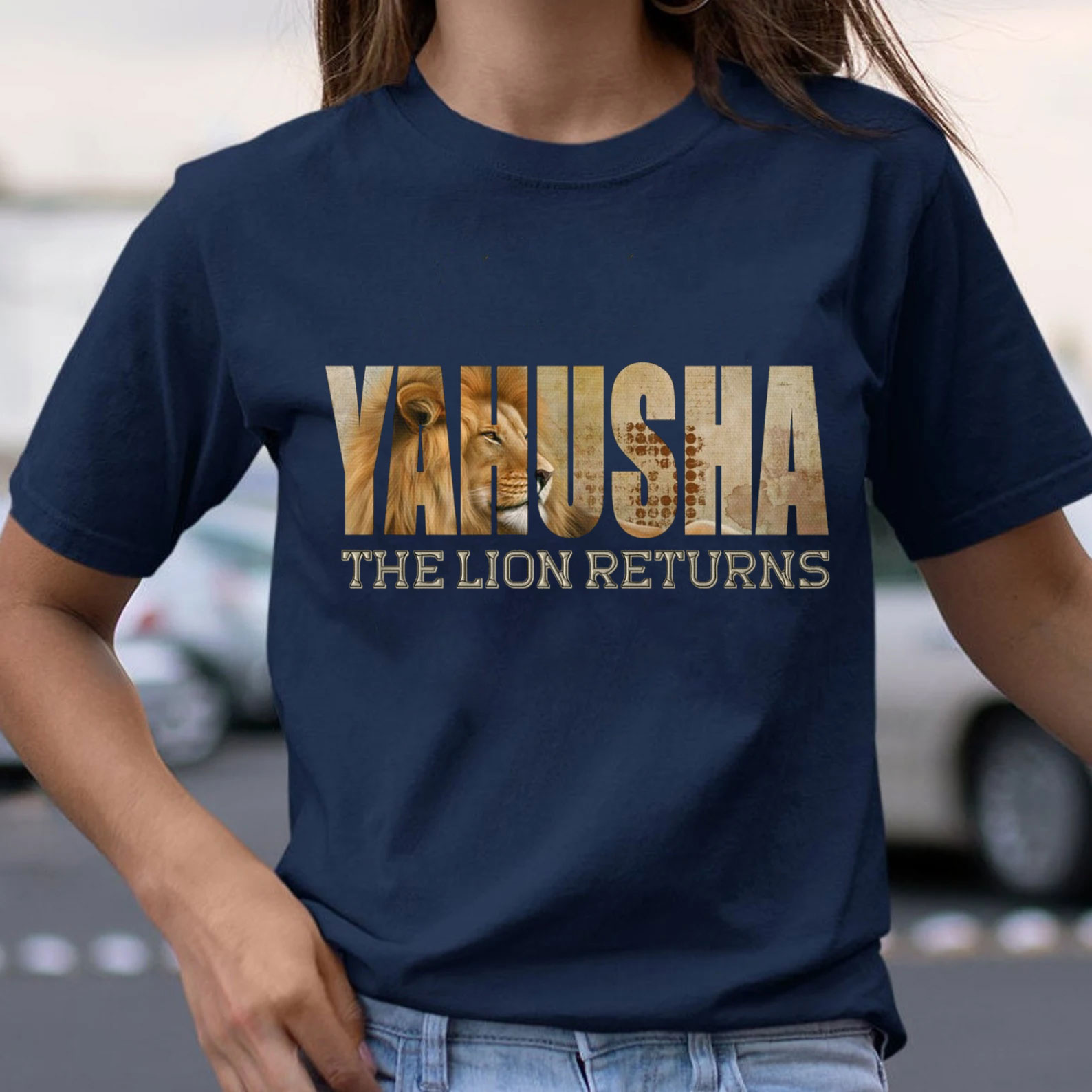 Yahusha The Lion Returns Christian T-Shirt