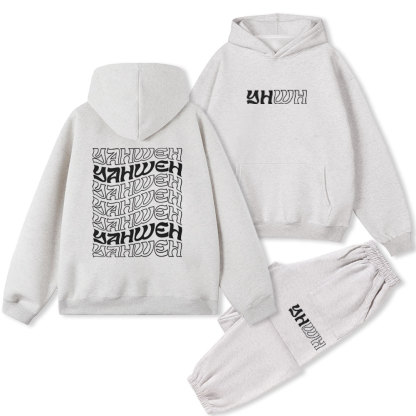 Yahweh Christian Fleece Hoodie Set