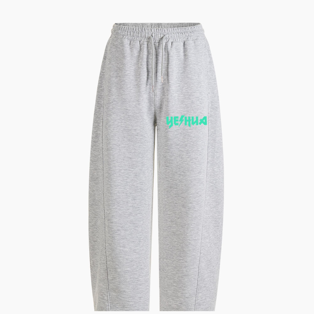 Yahweh Christian Minimalist Knit Barrel Sweatpants