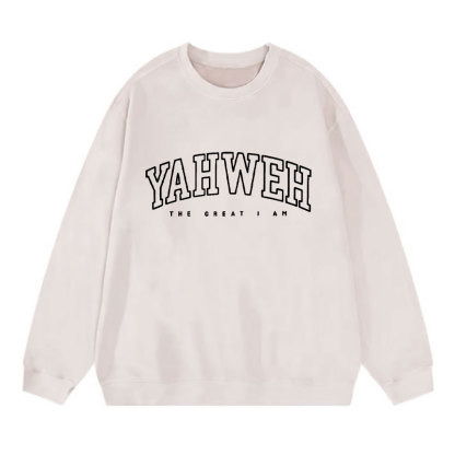 Yahweh Christian Washed Sweatshirt