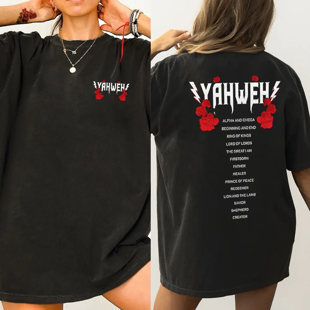 Yahweh Christian Washed T-Shirt