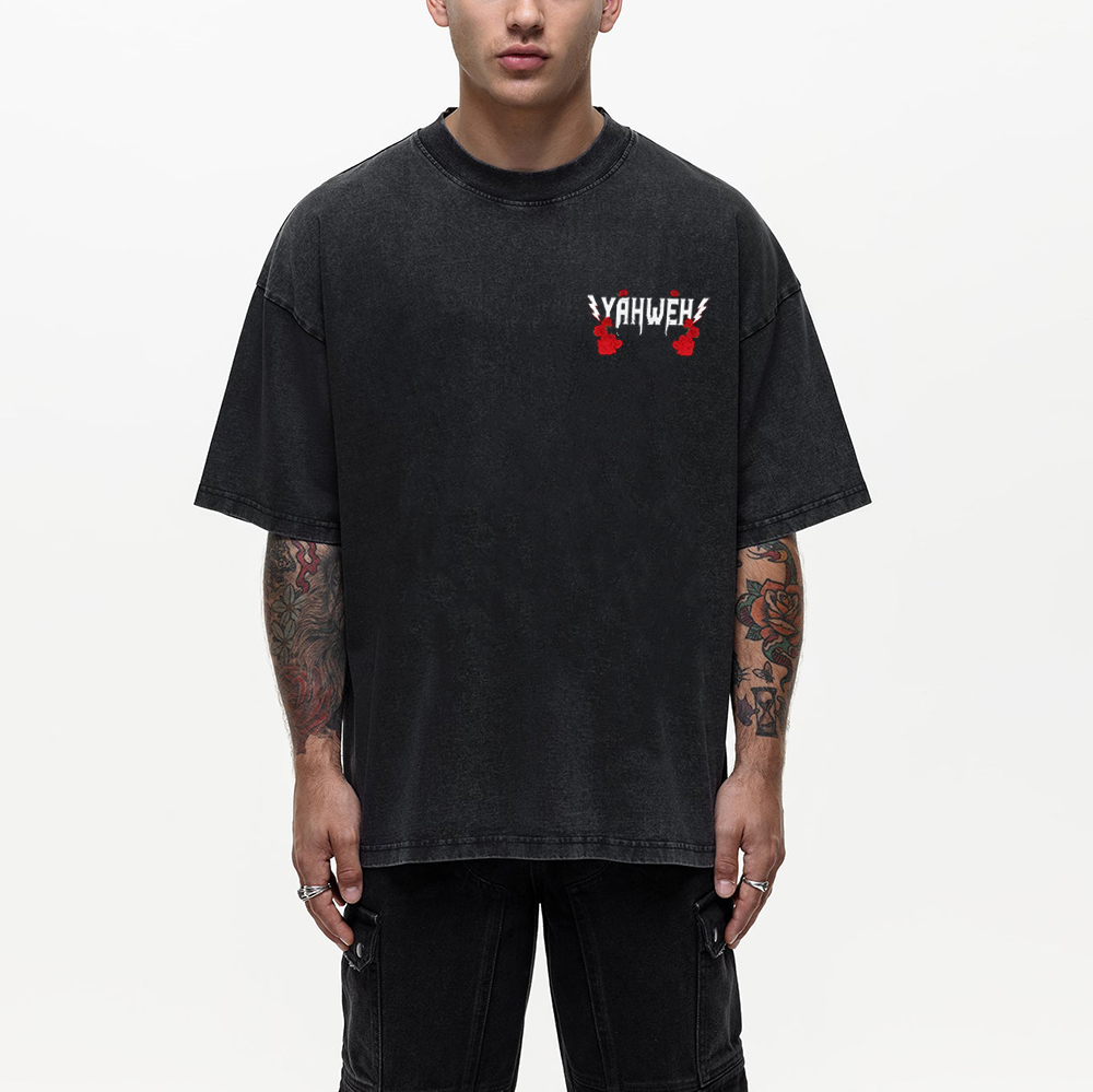 Yahweh Christian Washed T-Shirt