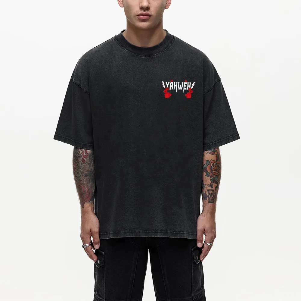 Yahweh Christian Washed T-Shirt