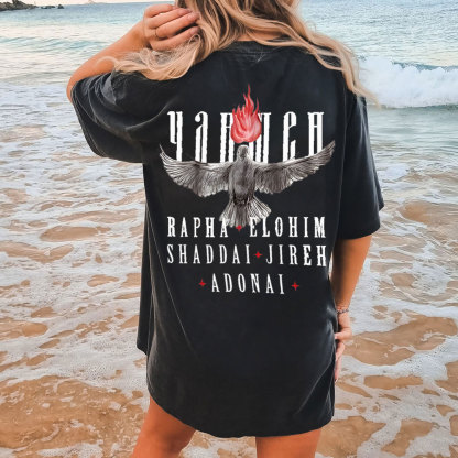 Yahweh Christian Washed T-Shirt