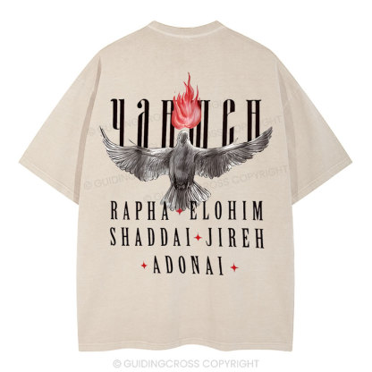 Yahweh Christian Washed T-Shirt