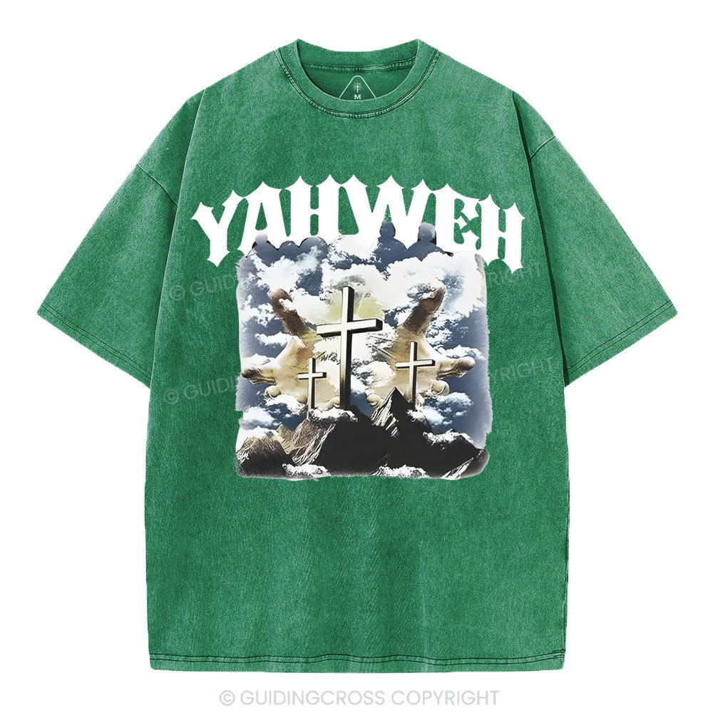 Yahweh Christian Washed T-Shirt