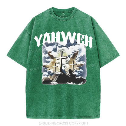 Yahweh Christian Washed T-Shirt
