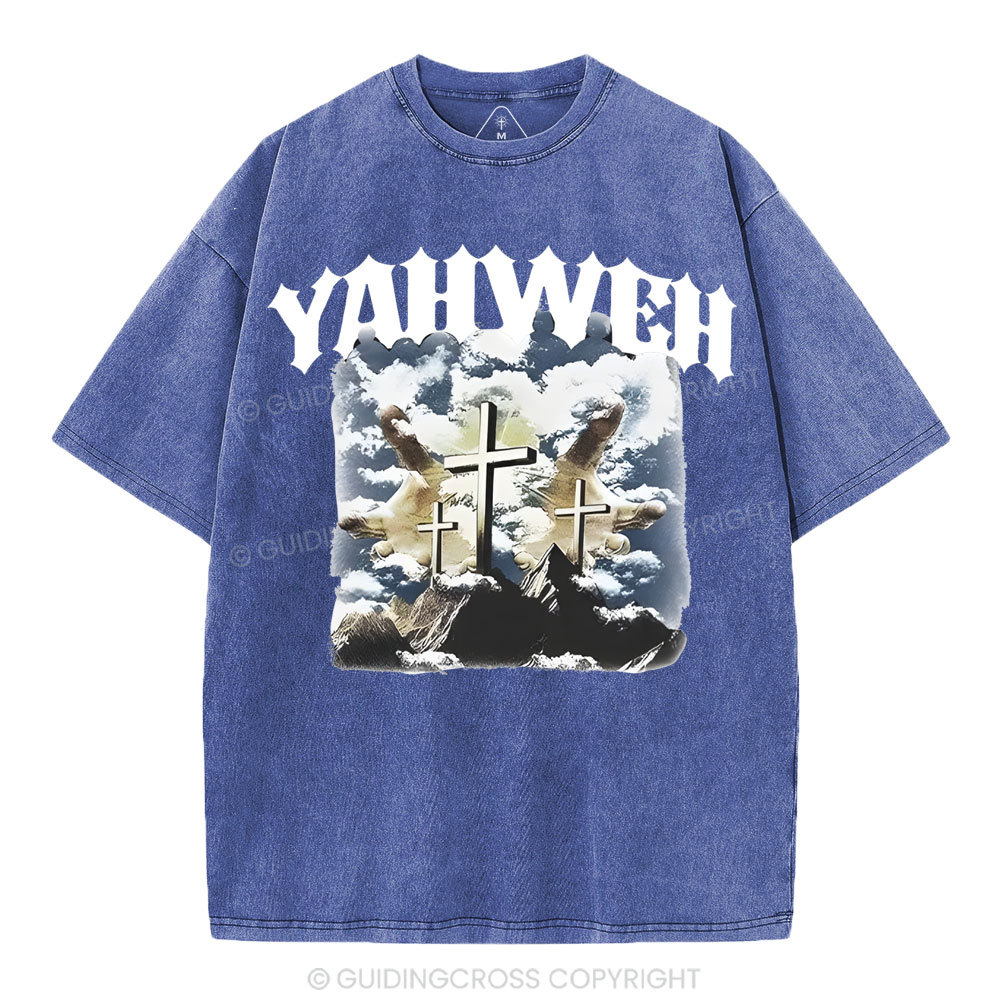 Yahweh Christian Washed T-Shirt