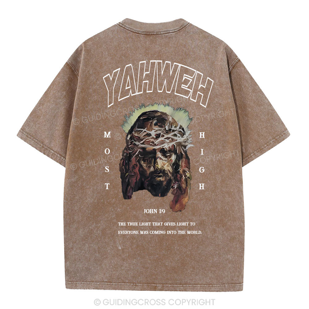 Yahweh Christian Washed T-Shirt