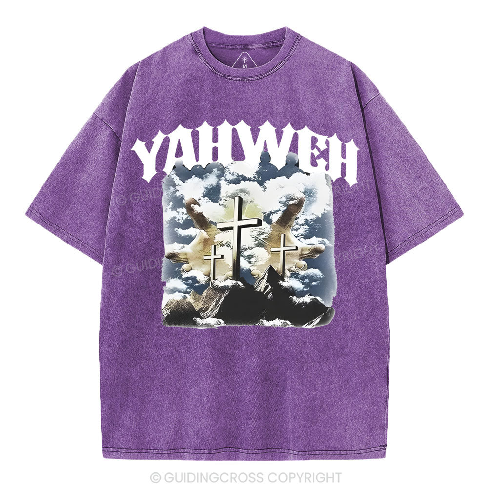 Yahweh Christian Washed T-Shirt