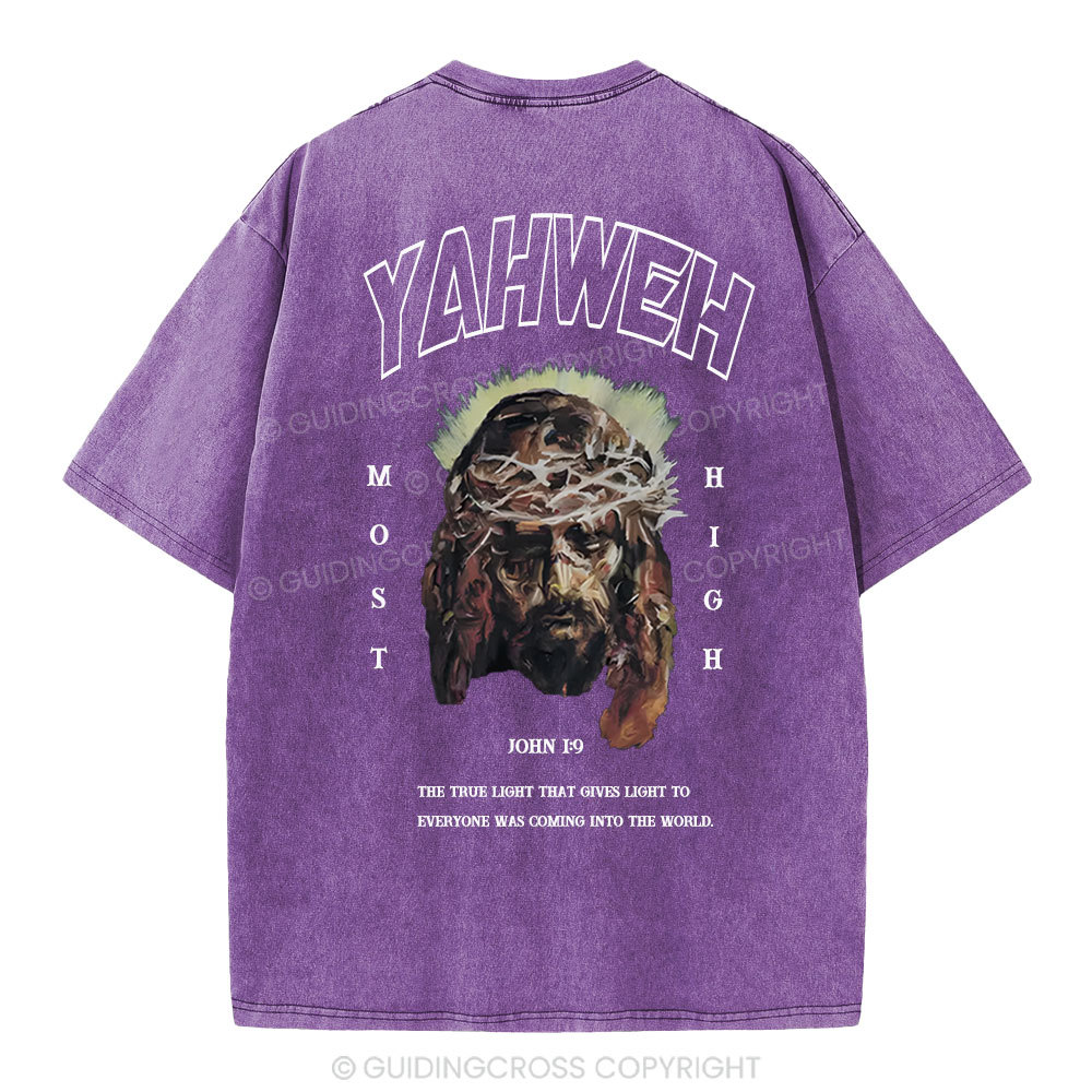 Yahweh Christian Washed T-Shirt