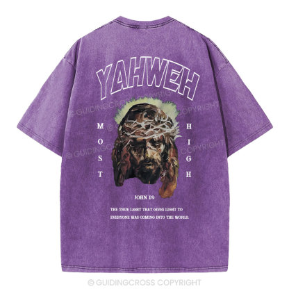 Yahweh Christian Washed T-Shirt