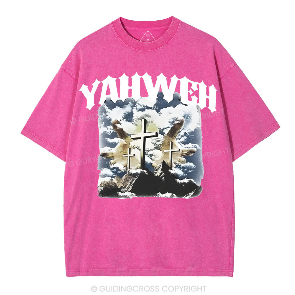 Yahweh Christian Washed T-Shirt