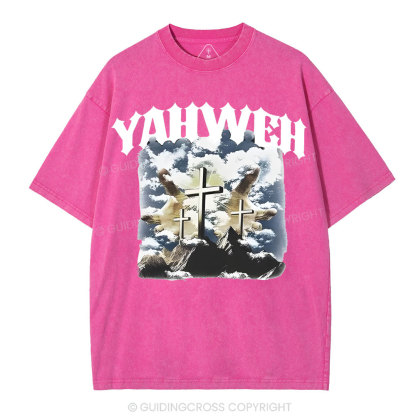 Yahweh Christian Washed T-Shirt