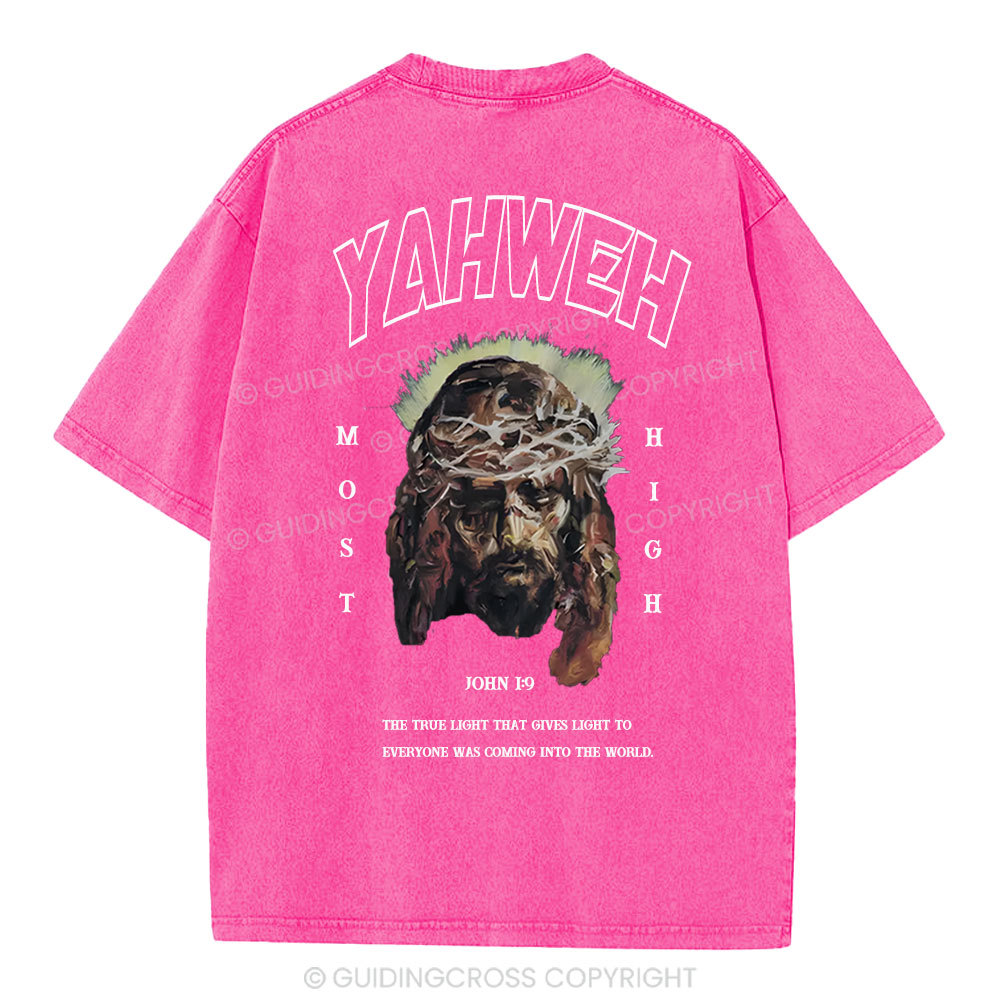 Yahweh Christian Washed T-Shirt