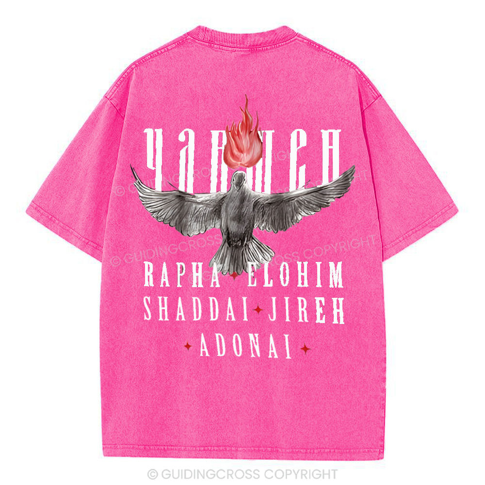 Yahweh Christian Washed T-Shirt
